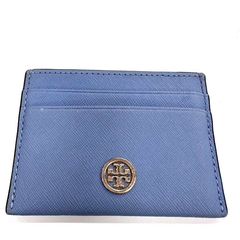 TORY BURCH BLUE CARD HOLDER WALLET